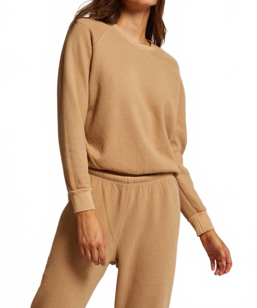 NEW PERFECTWHITETEE allman sweatshirt in dune